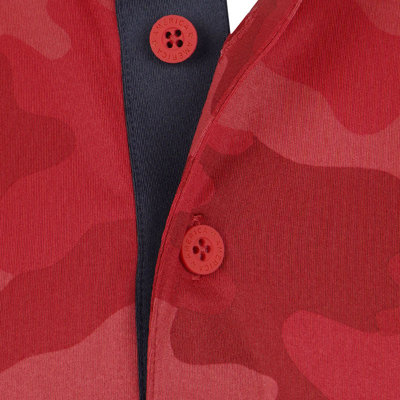 PUMA x Volition Camo Men's Polo (Strong Red) - Image 3