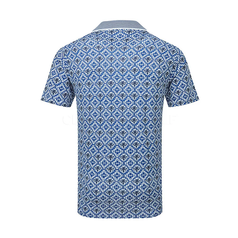 PUMA x PTC Tile Men's Polo (White/Deep Navy) - Image 2
