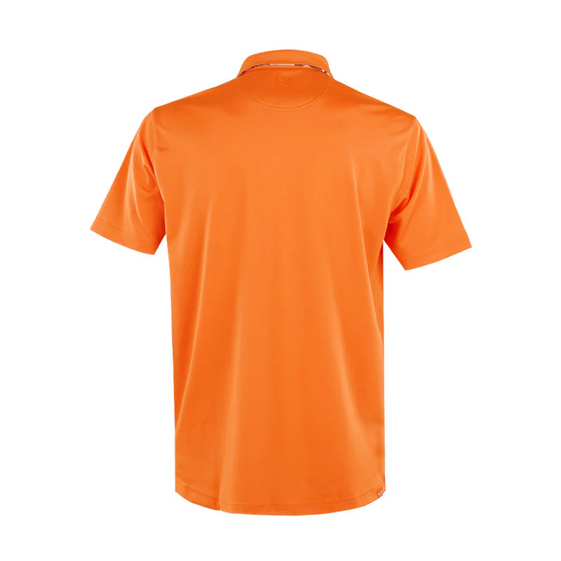 PUMA x Realtree Tipped Men's Polo (Rickie Orange) - Image 2