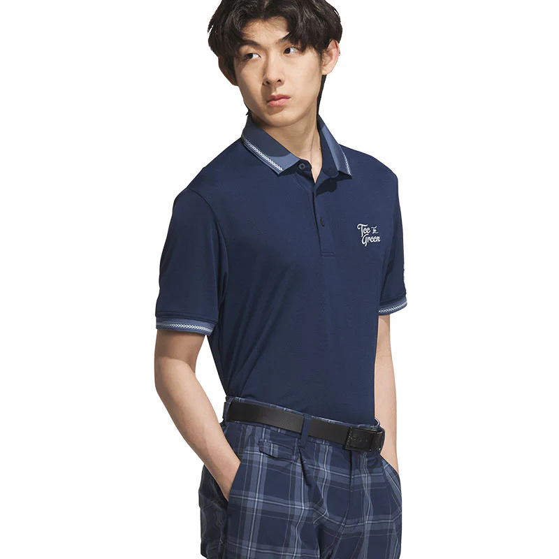 ADIDAS HEAT.RDY Men's Polo (Navy) - Image 3