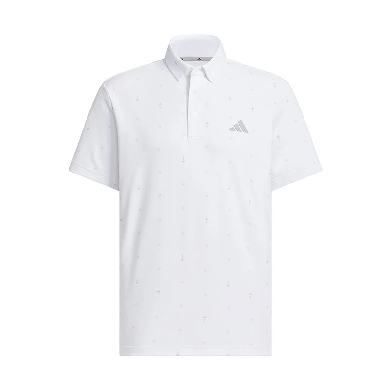 ADIDAS Playgreen Manogram Men's Polo (White)