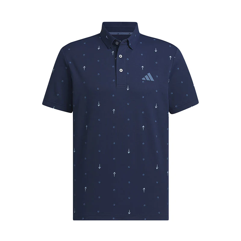 ADIDAS Playgreen Manogram Men's Polo (Navy)