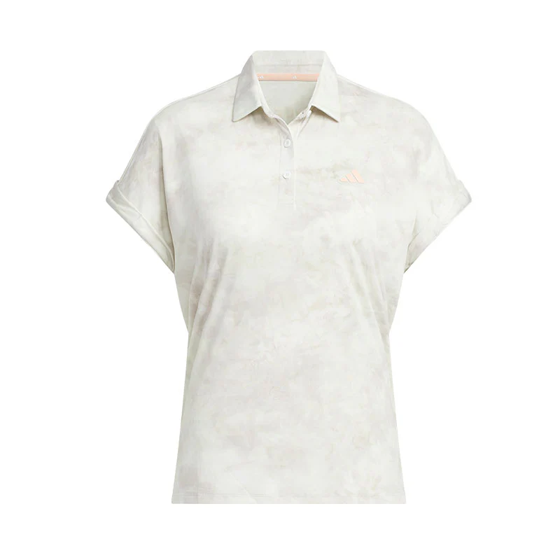 ADIDAS Allover Print Women's Polo (White/Grey)