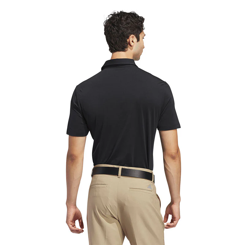 ADIDAS Ultimate365 Solid Men's Polo (Black) - Image 2