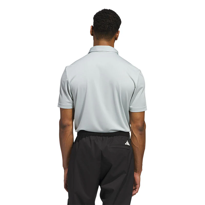 ADIDAS Core Chest Stripe Men's Polo (Silver) - Image 2