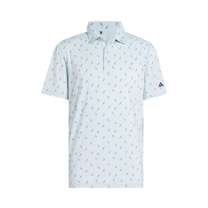 ADIDAS Ultimate365 Printed Mesh Men's Polo (Blue)