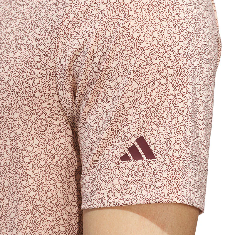 ADIDAS Ultimate365 Bunker Men's Polo (Coral) - Image 4
