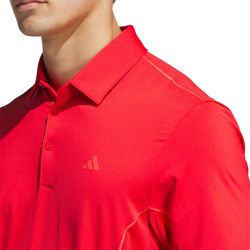 ADIDAS Ultimate365 Hybrid Men's Polo (Ruby) - Image 3