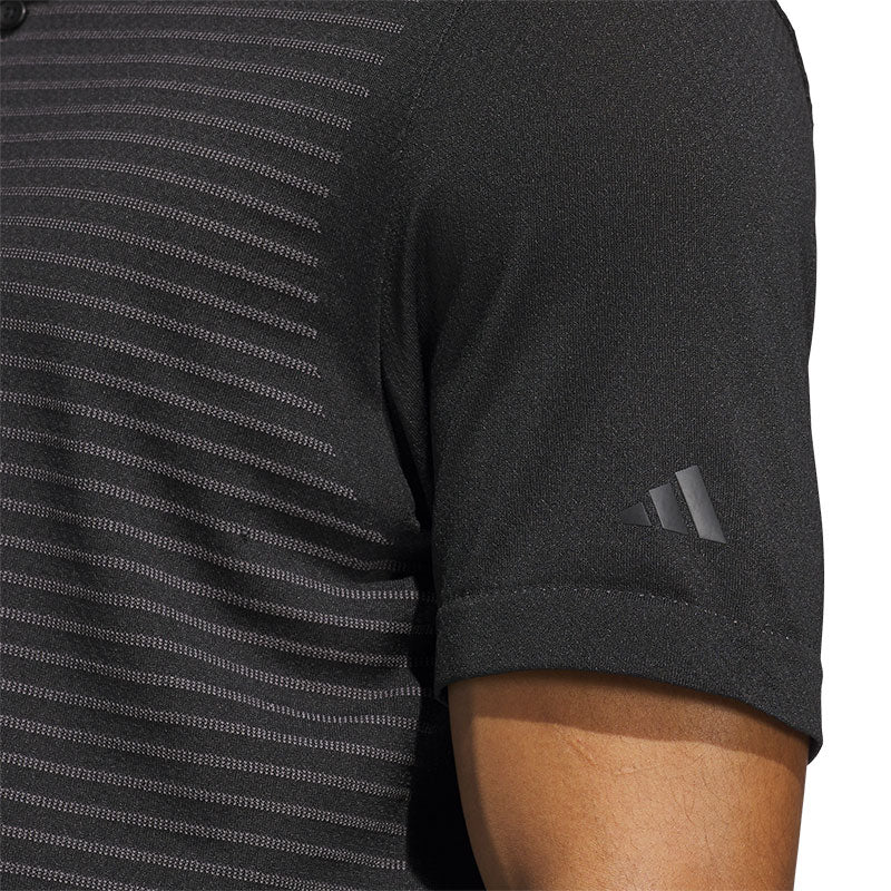 ADIDAS Ultimate365 Tour Seamless Men's Polo (Black) - Image 4