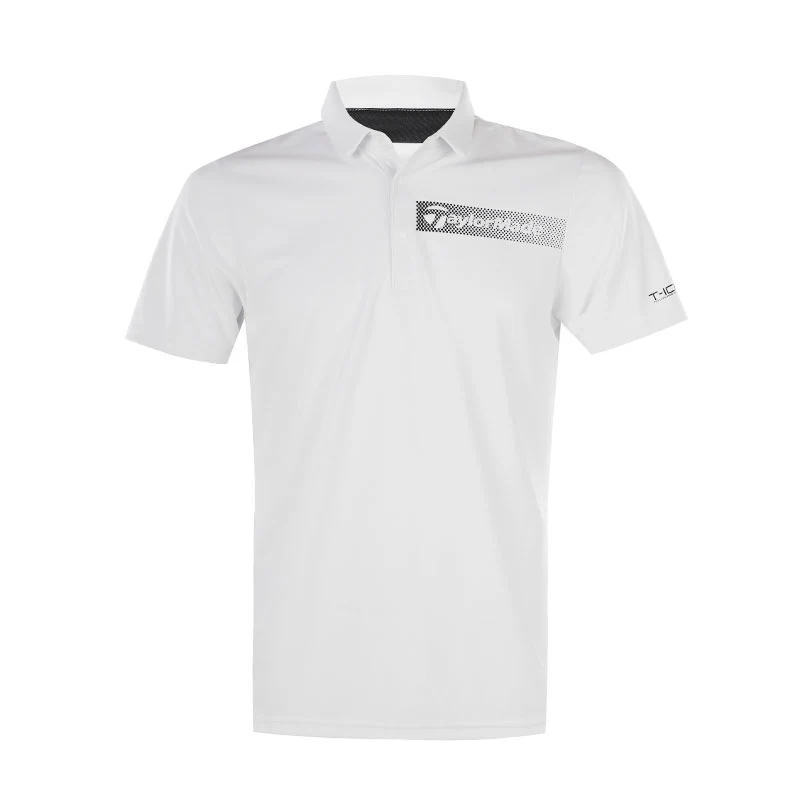 TAYLORMADE M T-ICE Gradation Men's Polo (White)
