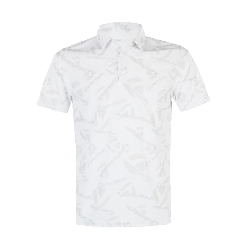 TAYLORMADE M Logo Graphic Men's Polo (White)