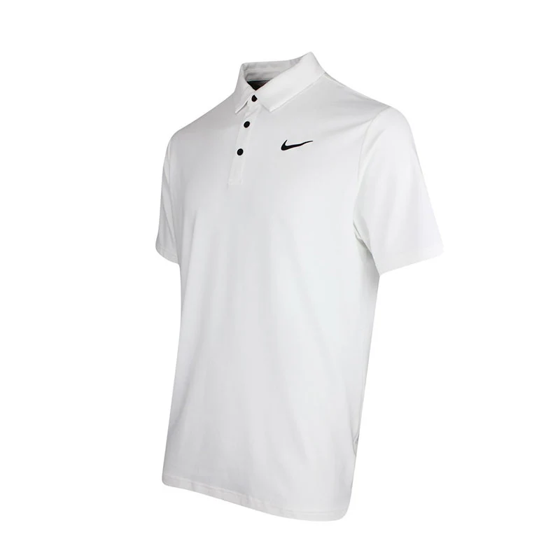 NIKE Tour Dri FIT Men's Solid Polo (White) - Image 3