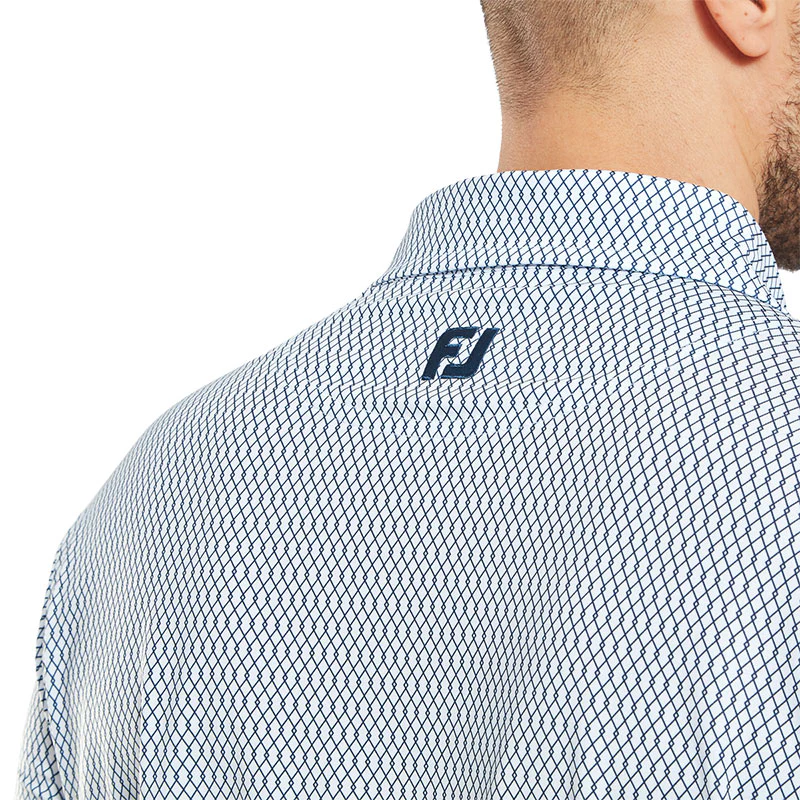 FOOTJOY Irongate Lisle Men's Polo (Bue) - Image 4