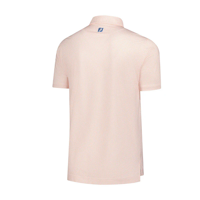 FOOTJOY Irongate Lisle Men's Polo (Orange) - Image 2