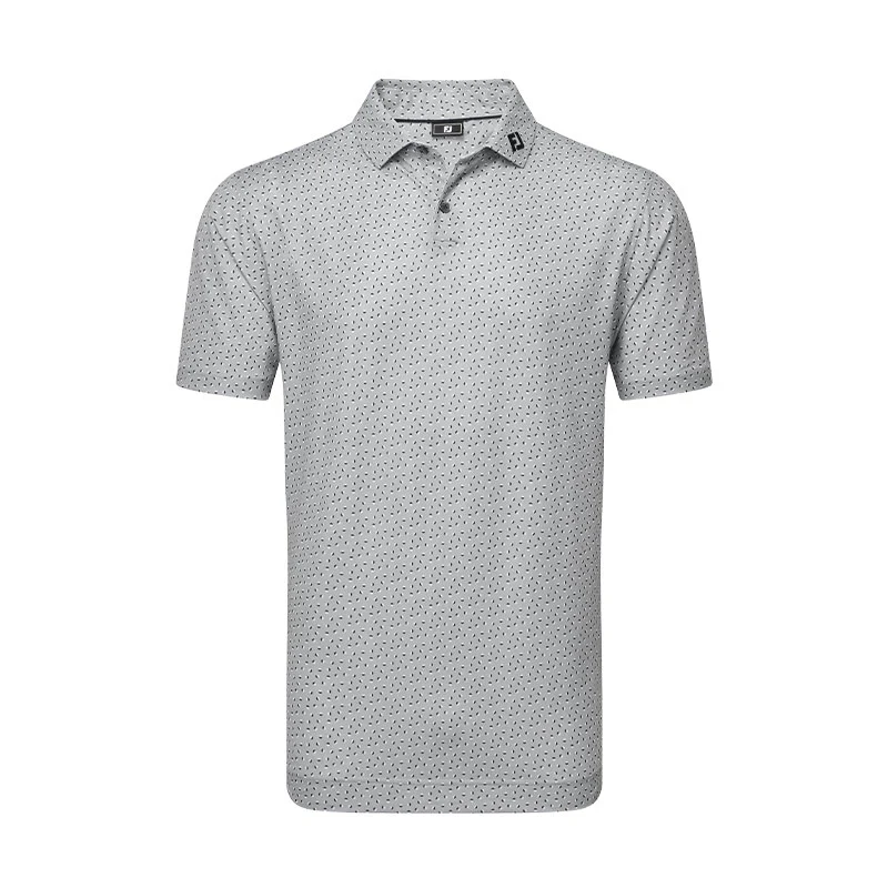 FOOTJOY Bounce Lisle Men's Polo (Grey)
