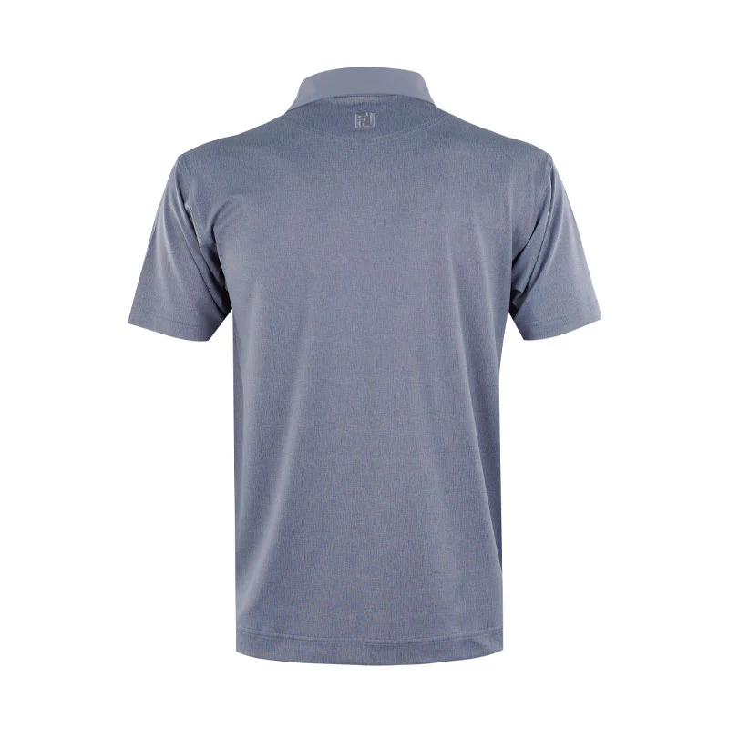 FOOTJOY Tonal Texture Pique Men's Polo (Grey) - Image 2