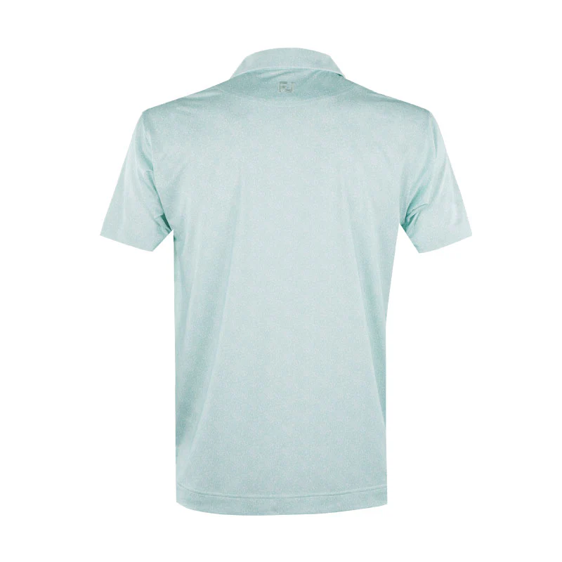 FOOTJOY Speckle Lisle Men's Polo (Green) - Image 2