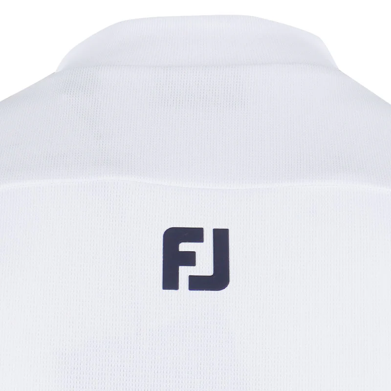 FOOTJOY Japan Bicolor Men's Mock Shirt (White) - Image 4