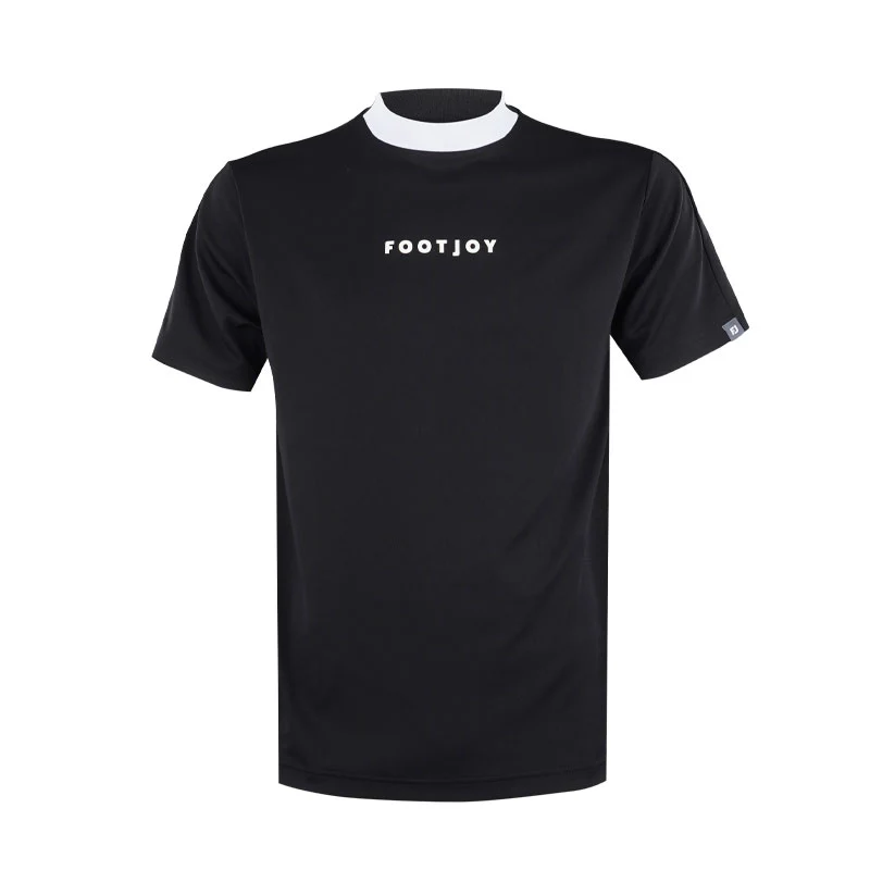 FOOTJOY Japan Bicolor Men's Mock Shirt (Black)