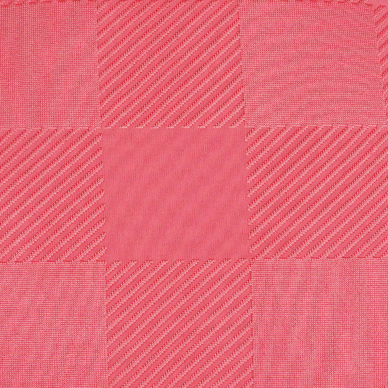 FOOTJOY Checkered Jacquard Men's Mock Shirt (Red) - Image 4