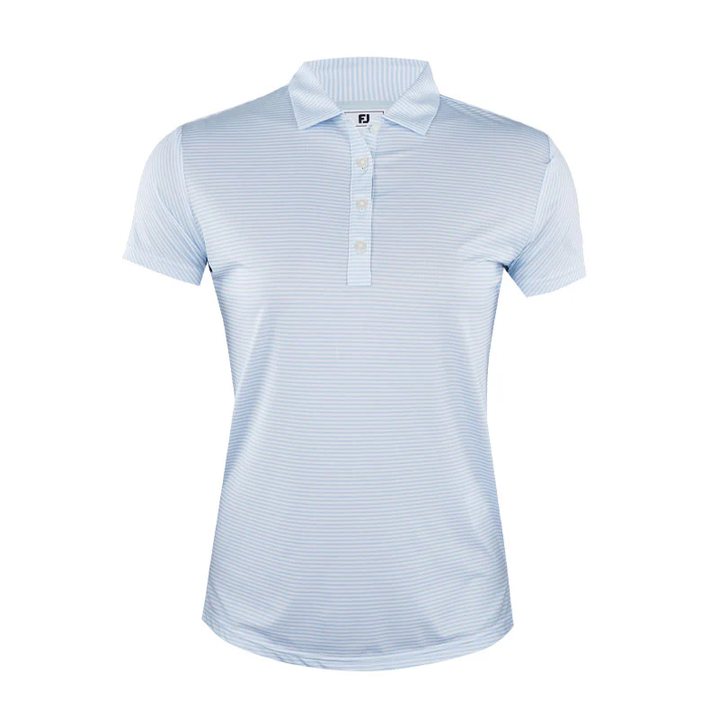 FOOTJOY Stripe Women's Polo (Blue)