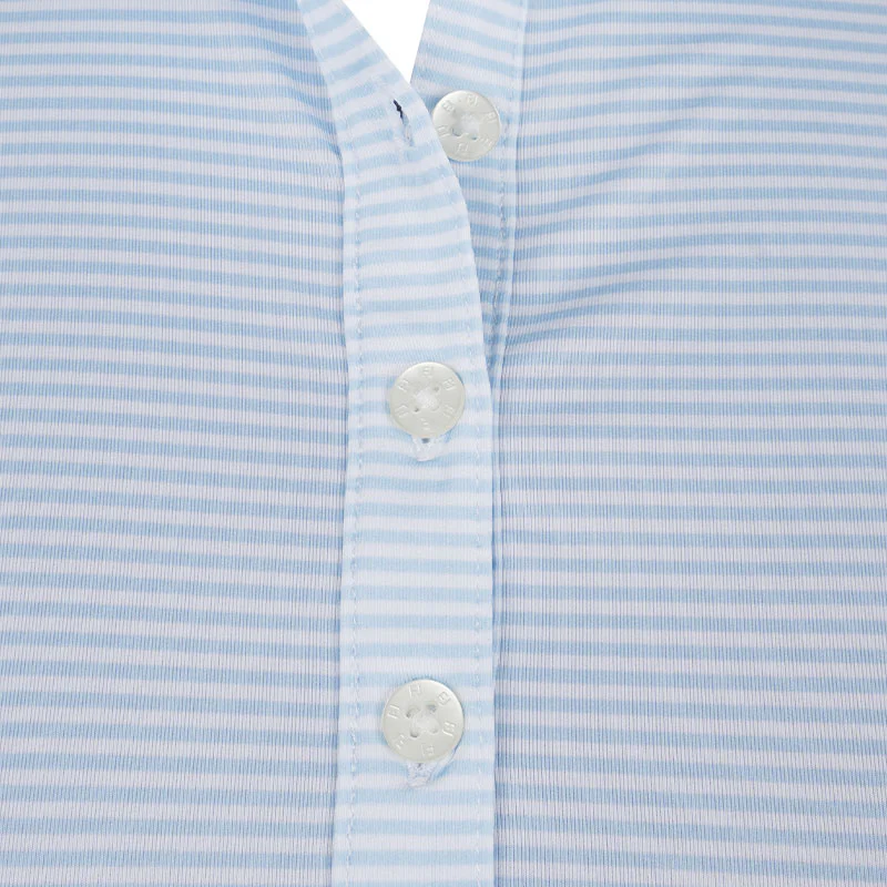 FOOTJOY Stripe Women's Polo (Blue) - Image 3