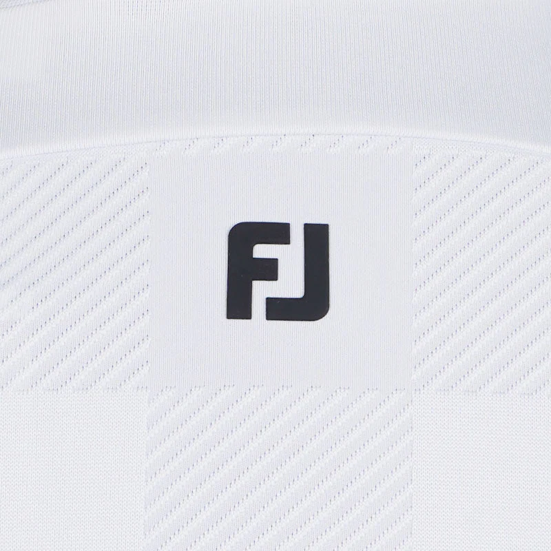 FOOTJOY Japan Jacquard Women's Mock Shirt (White) - Image 4