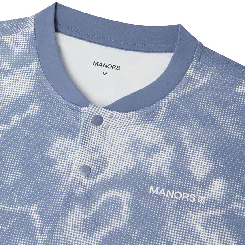 MANORS Blade Course Men's Polo (Blue) - Image 3