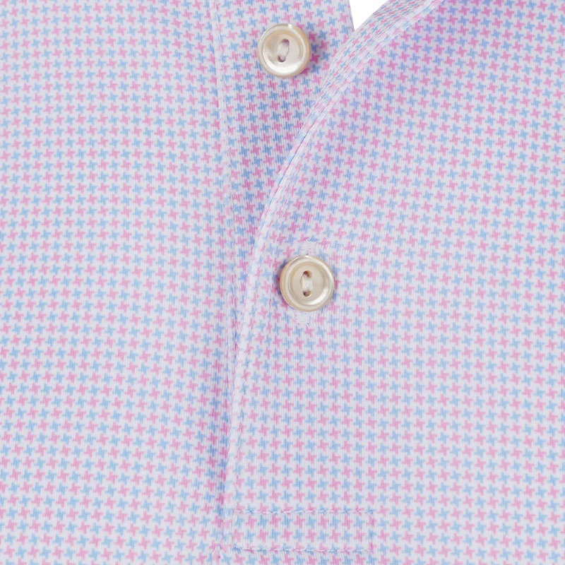 PETER MILLAR Phoenix Men's Performance Jersey Polo (White) - Image 3