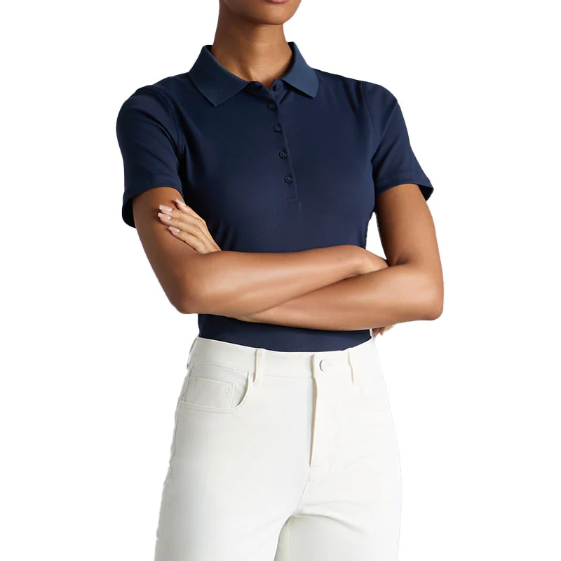 GFORE Ribbed Tech Nylon Women's Polo (Twilight) - Image 3