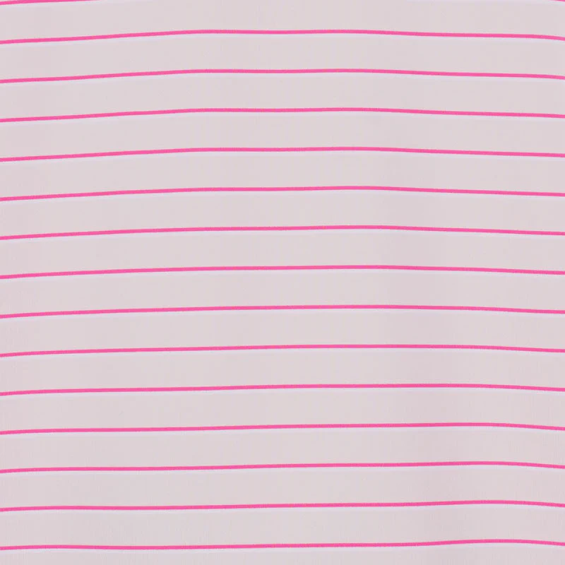 GFORE Feeder Stripe Men's Tech Jersey Polo (Blush) - Image 4