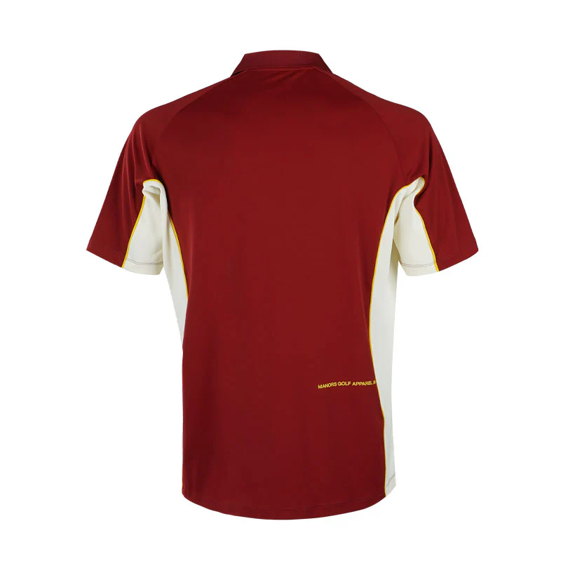 MANORS x Reebok Recycled Men's Polo (Burgundy) - Image 2