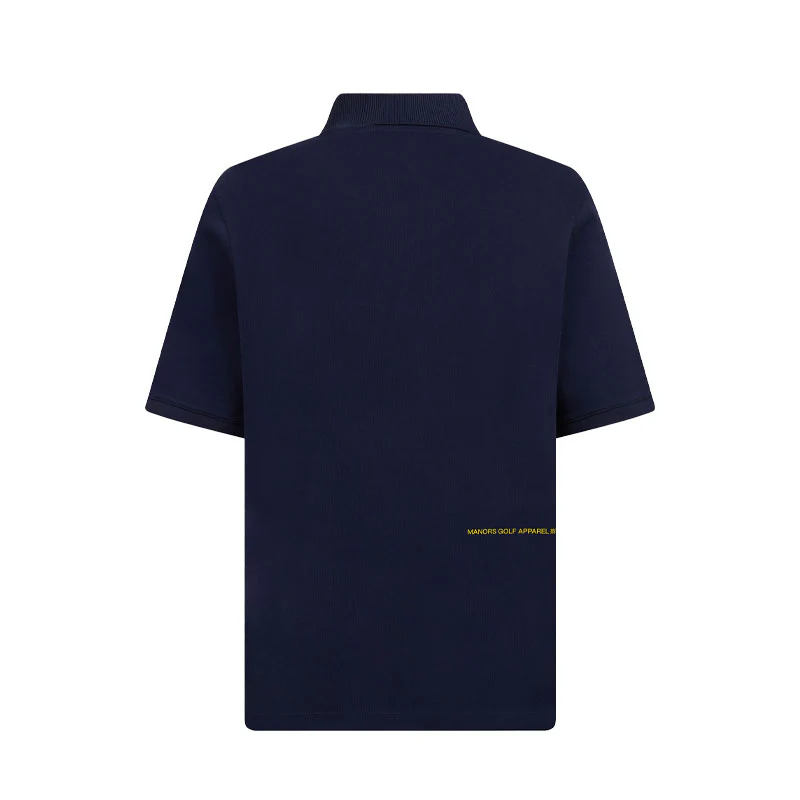 MANORS x Reebok Men's Pique Polo (Navy) - Image 2