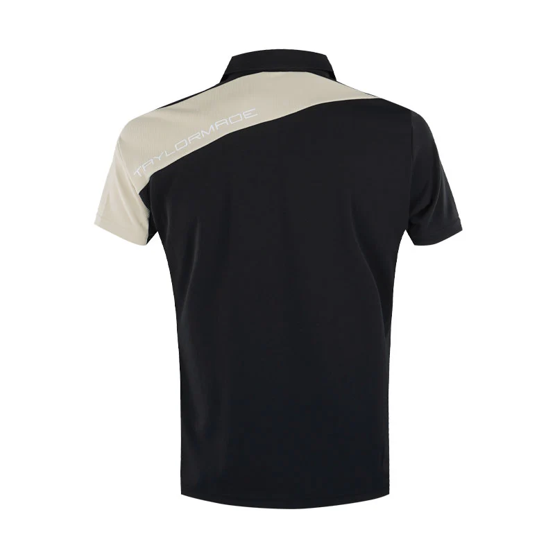 TAYLORMADE Diagonal Block Men's Polo (Black) - Image 2