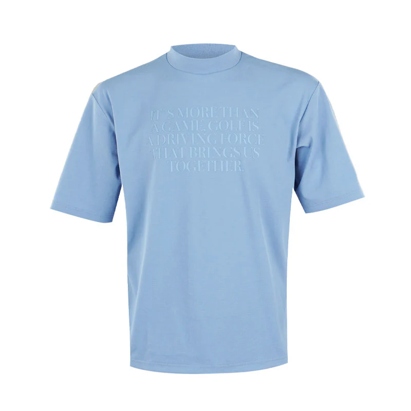 TAYLORMADE x United Arrows Message Unisex Mock Shirt (Sax)