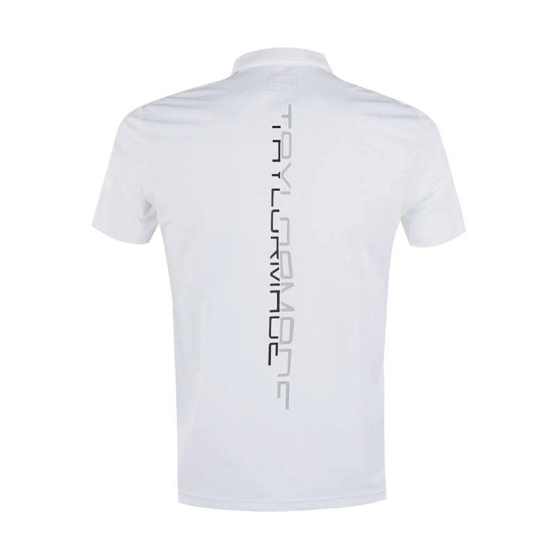 TAYLORMADE Lined Men's Polo (White) - Image 2