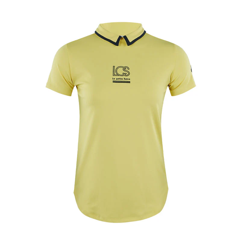 LE COQ SPORTIF GOLF Collar Women's Polo (Yellow)