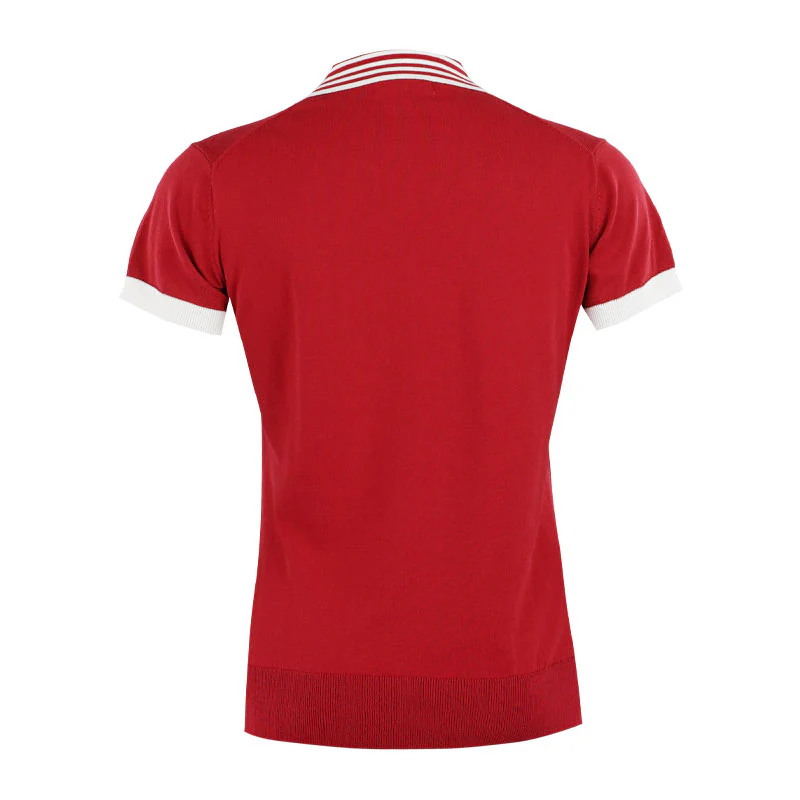 LE COQ SPORTIF GOLF New Basic Knit Women's Polo (Red) - Image 2