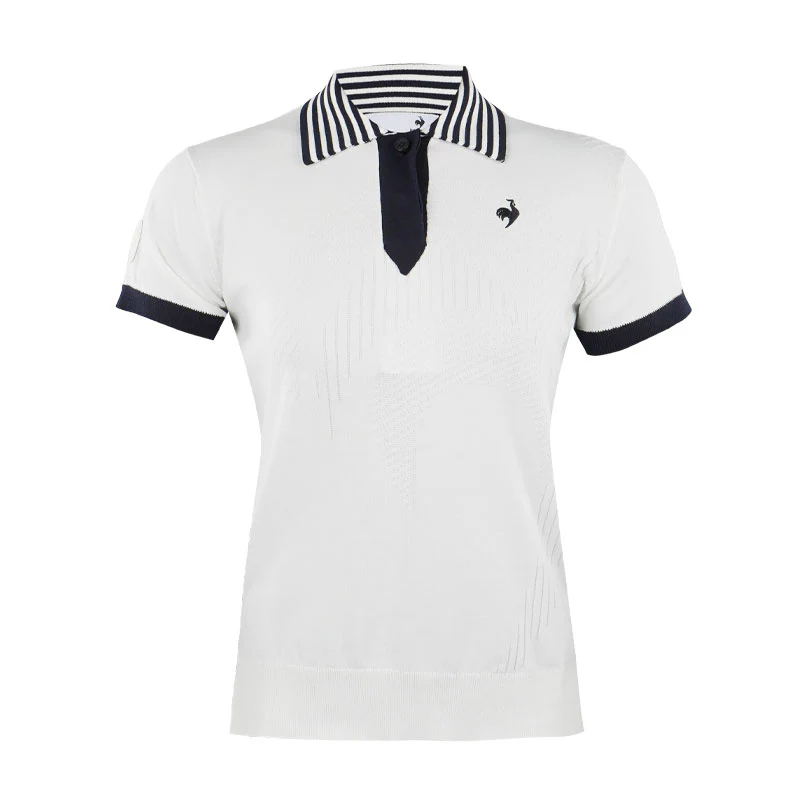 LE COQ SPORTIF GOLF New Basic Knit Women's Polo (White)