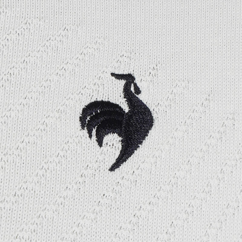 LE COQ SPORTIF GOLF New Basic Knit Women's Polo (White) - Image 4