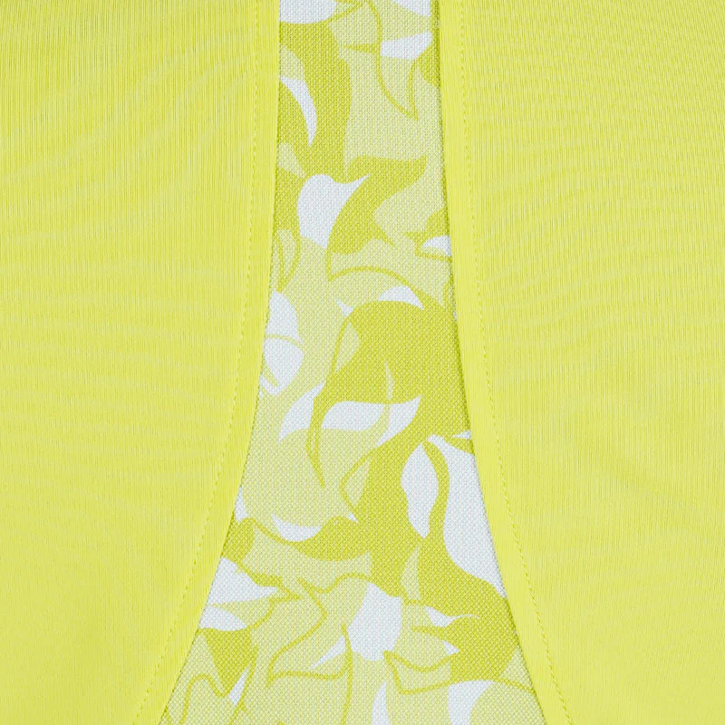 LE COQ SPORTIF GOLF Rijoume Women's Flare Mock Shirt (Yellow) - Image 4