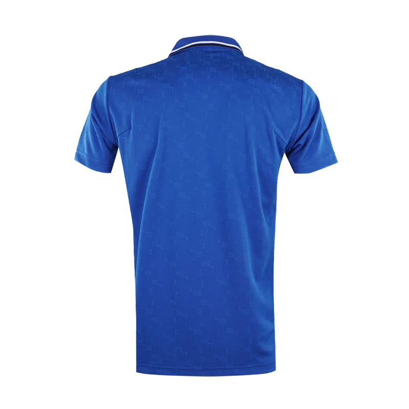 LE COQ SPORTIF GOLF Mondarian Graphic Jacquard Men's Polo (Blue) - Image 2