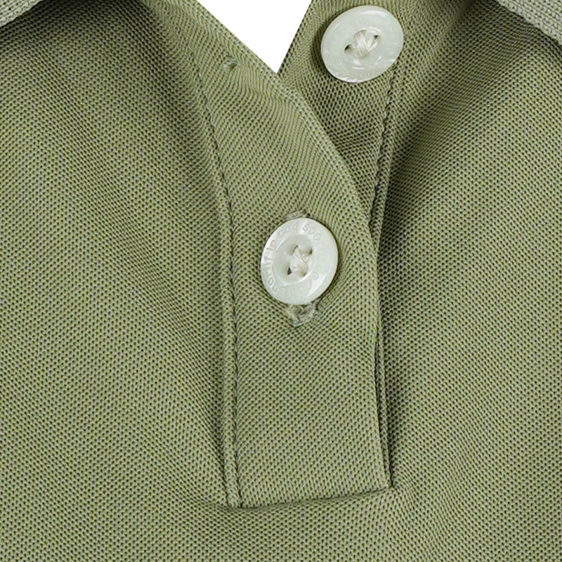 LE COQ SPORTIF GOLF Wide Fit Women's Polo (Khaki) - Image 3