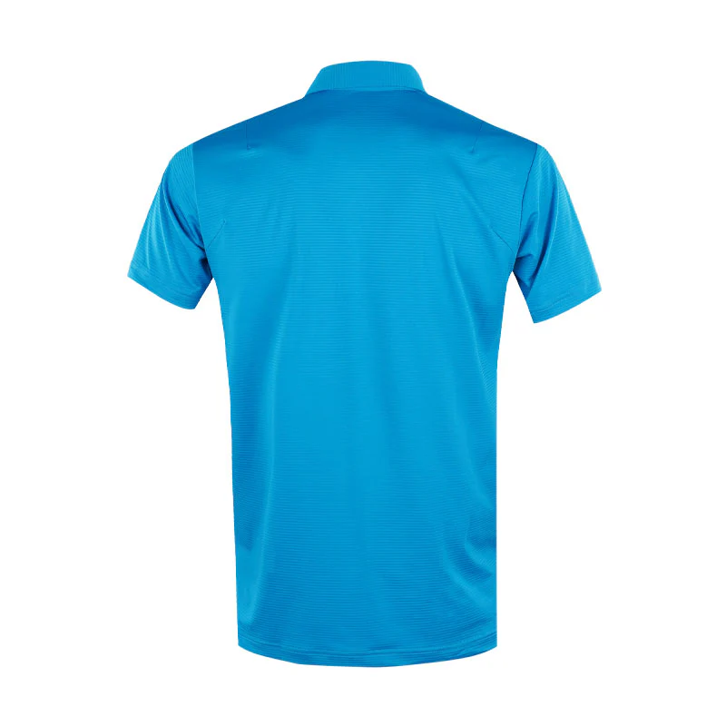LE COQ SPORTIF GOLF Stripe Men's Polo (Blue) - Image 2