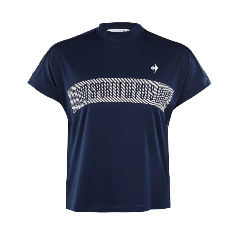 LE COQ SPORTIF GOLF Wide Women's Mock Shirt (Navy)