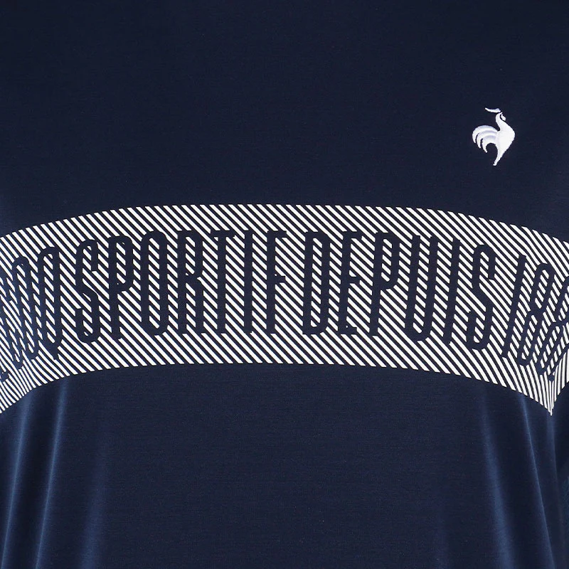 LE COQ SPORTIF GOLF Wide Women's Mock Shirt (Navy) - Image 3
