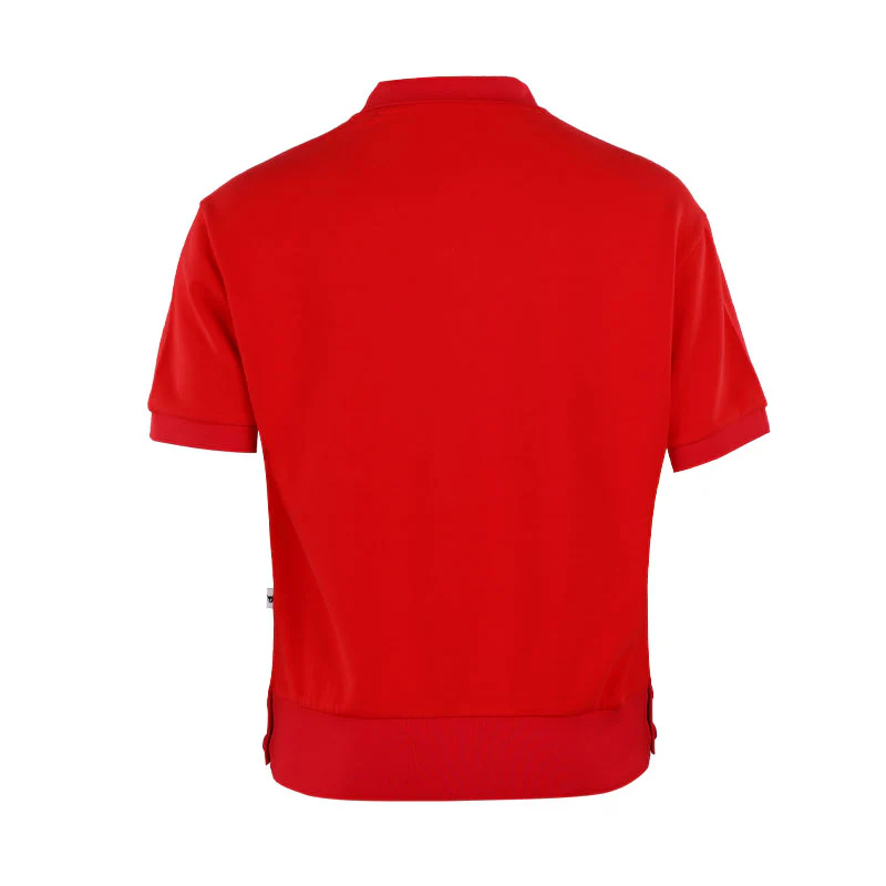 WAAC Logo Loose Fit Women's Sweatshirt (Red) - Image 2