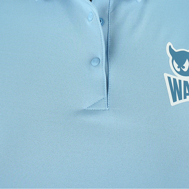 WAAC Athletic Essential Women's Pique Polo (Light Blue) - Image 4