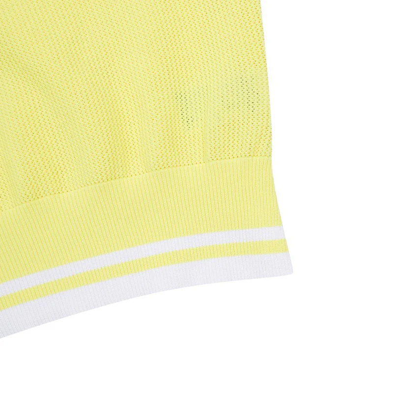 WAAC Women Mesh Polo Knit Vest (Yellow) - Image 4