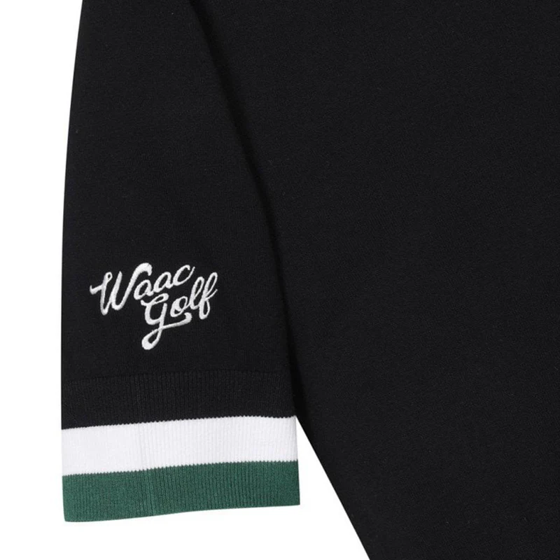 WAAC WTO Women's Knit Polo (Black) - Image 4